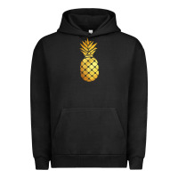 Pigment Black gold pineapple Urban Hoodie - linhVisuals