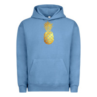 Pigment Pebble Blue gold pineapple Urban Hoodie - linhVisuals