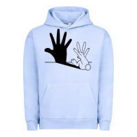 Pigment Grape Ice rabbit hand shadow Urban Hoodie - linhVisuals