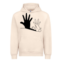 Rabbit Hand Shadow Urban Hoodie | Teevron