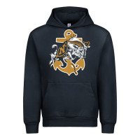 Navy navy midshipmen Urban Hoodie - linhVisuals