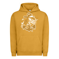Pigment Peanut Butter navy midshipmen Urban Hoodie - linhVisuals