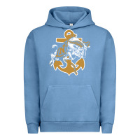 Pigment Pebble Blue navy midshipmen Urban Hoodie - linhVisuals