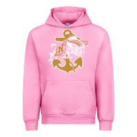 Fuchsia Pink navy midshipmen Urban Hoodie - linhVisuals