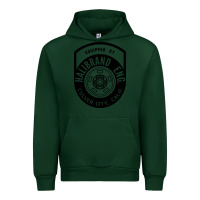 Forest Green what goes up must come down Urban Hoodie - linhVisuals