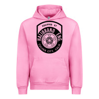 Fuchsia Pink what goes up must come down Urban Hoodie - linhVisuals