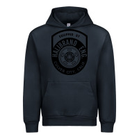 Navy what goes up must come down Urban Hoodie - linhVisuals