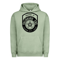 Pigment Oil Green what goes up must come down Urban Hoodie - linhVisuals