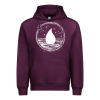 Mauve Wine magic  the gathering kaldheim islands symbol Urban Hoodie - linhVisuals