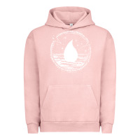 Pigment Salmon magic  the gathering kaldheim islands symbol Urban Hoodie - linhVisuals