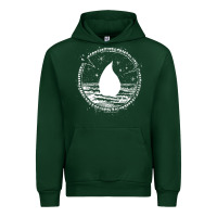 Forest Green magic  the gathering kaldheim islands symbol Urban Hoodie - linhVisuals