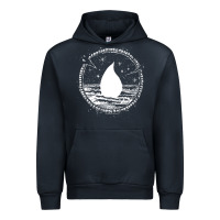 Navy magic  the gathering kaldheim islands symbol Urban Hoodie - linhVisuals