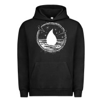 Pigment Black magic  the gathering kaldheim islands symbol Urban Hoodie - linhVisuals