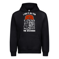 Black i did it all for the wookiee Urban Hoodie - linhVisuals