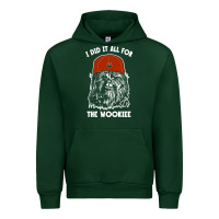 Forest Green i did it all for the wookiee Urban Hoodie - linhVisuals
