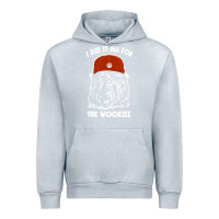 Heather Grey i did it all for the wookiee Urban Hoodie - linhVisuals