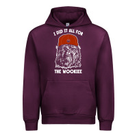Mauve Wine i did it all for the wookiee Urban Hoodie - linhVisuals