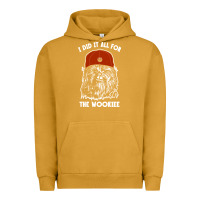Pigment Peanut Butter i did it all for the wookiee Urban Hoodie - linhVisuals