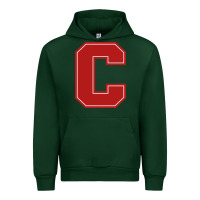Forest Green cornell big red Urban Hoodie - linhVisuals