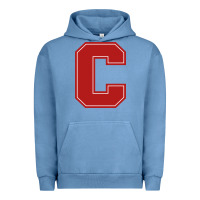 Pigment Pebble Blue cornell big red Urban Hoodie - linhVisuals
