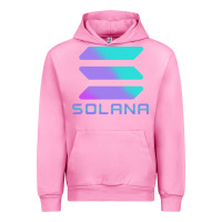 Fuchsia Pink solana cryptocurrency solana Urban Hoodie - linhVisuals