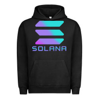 Pigment Black solana cryptocurrency solana Urban Hoodie - linhVisuals
