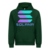 Forest Green solana cryptocurrency solana Urban Hoodie - linhVisuals