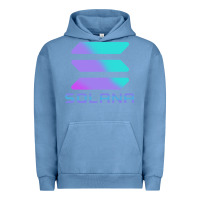 Pigment Pebble Blue solana cryptocurrency solana Urban Hoodie - linhVisuals