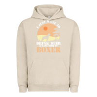 Pigment French Oak boxer beer dog lover t  shirt boxer beer dog lover t  shirt Urban Hoodie - linhVisuals