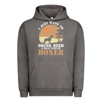 Pigment Tornado boxer beer dog lover t  shirt boxer beer dog lover t  shirt Urban Hoodie - linhVisuals