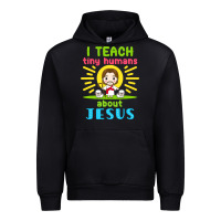 Black i teach tiny humans about jesus Urban Hoodie - linhVisuals