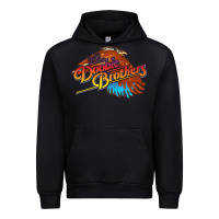 Black The Doobie Brothers Urban Hoodie - linhVisuals