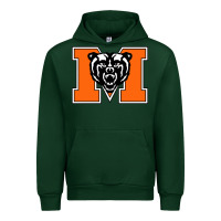 Forest Green mercer bears Urban Hoodie - linhVisuals