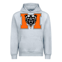 Heather Grey mercer bears Urban Hoodie - linhVisuals