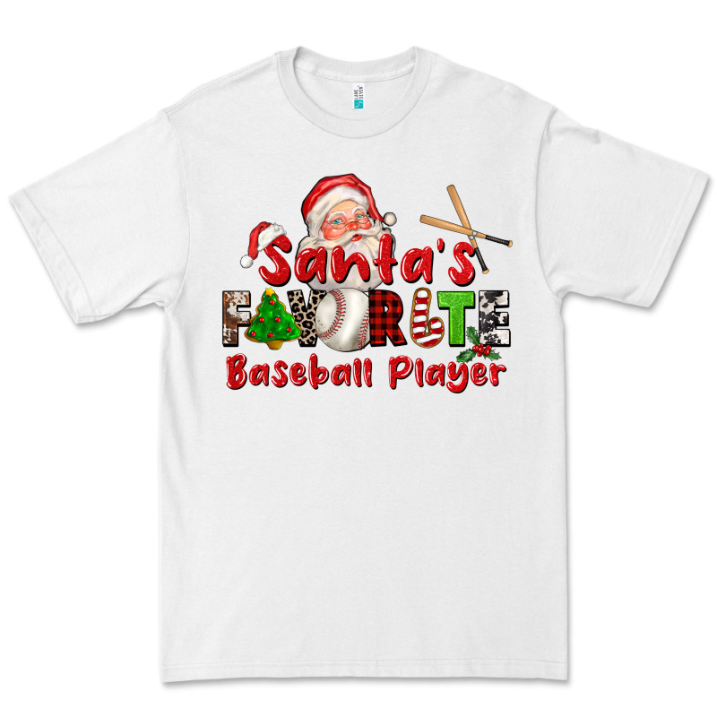 Santas Favorite Baseball Player Premium Tee by CowGirlArtShop | Teevron