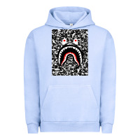 Pigment Grape Ice Bape Shark Army Urban Hoodie - linhVisuals