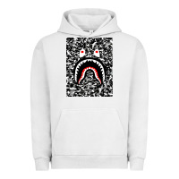 Pigment Lunar Rock Bape Shark Army Urban Hoodie - linhVisuals