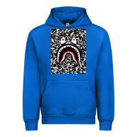 Cobalt Bape Shark Army Urban Hoodie - linhVisuals