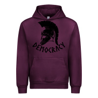 Mauve Wine democracy Urban Hoodie - linhVisuals