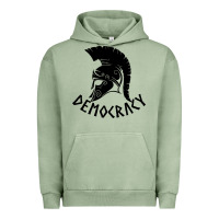 Pigment Oil Green democracy Urban Hoodie - linhVisuals