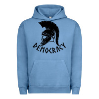 Pigment Pebble Blue democracy Urban Hoodie - linhVisuals