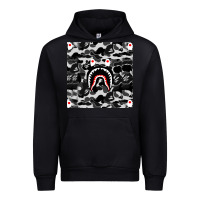 Black Bape Shark Army Urban Hoodie - linhVisuals