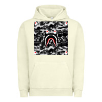 Pigment Pistachio Bape Shark Army Urban Hoodie - linhVisuals