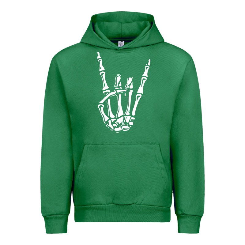 Rock On Skeleton Hand Urban Hoodie by linhVisuals | Teevron