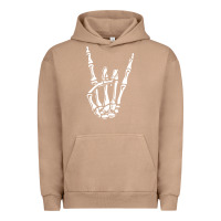 Pigment Burro rock on skeleton hand Urban Hoodie - linhVisuals