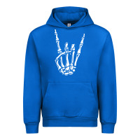 Cobalt rock on skeleton hand Urban Hoodie - linhVisuals