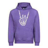 Tulip rock on skeleton hand Urban Hoodie - linhVisuals