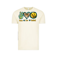 Vintage Arctic Peace Love Softball Vintage Tee - Jasminsmagicworld