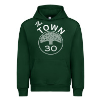 Forest Green the town Urban Hoodie - linhVisuals