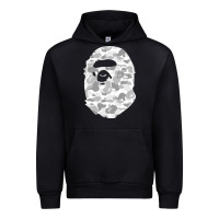 Black Gorilla Head Shot Urban Hoodie - linhVisuals